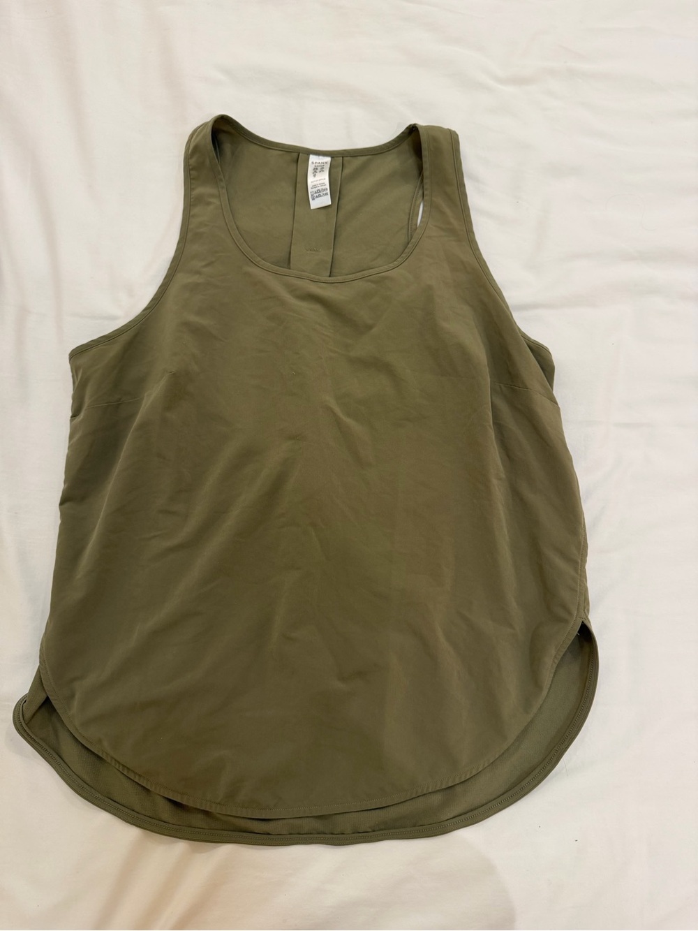 SPANX Olive Tank Top Racerback